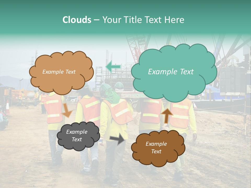 Site Unity Crane PowerPoint Template