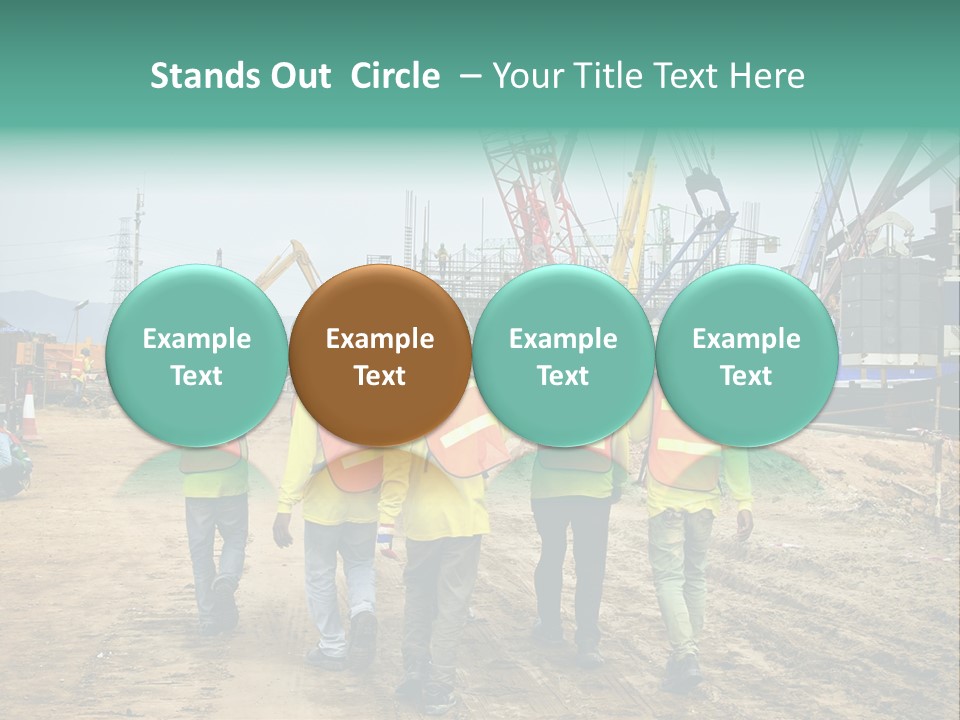 Site Unity Crane PowerPoint Template