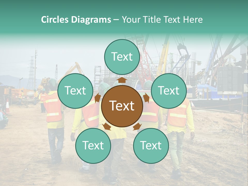 Site Unity Crane PowerPoint Template
