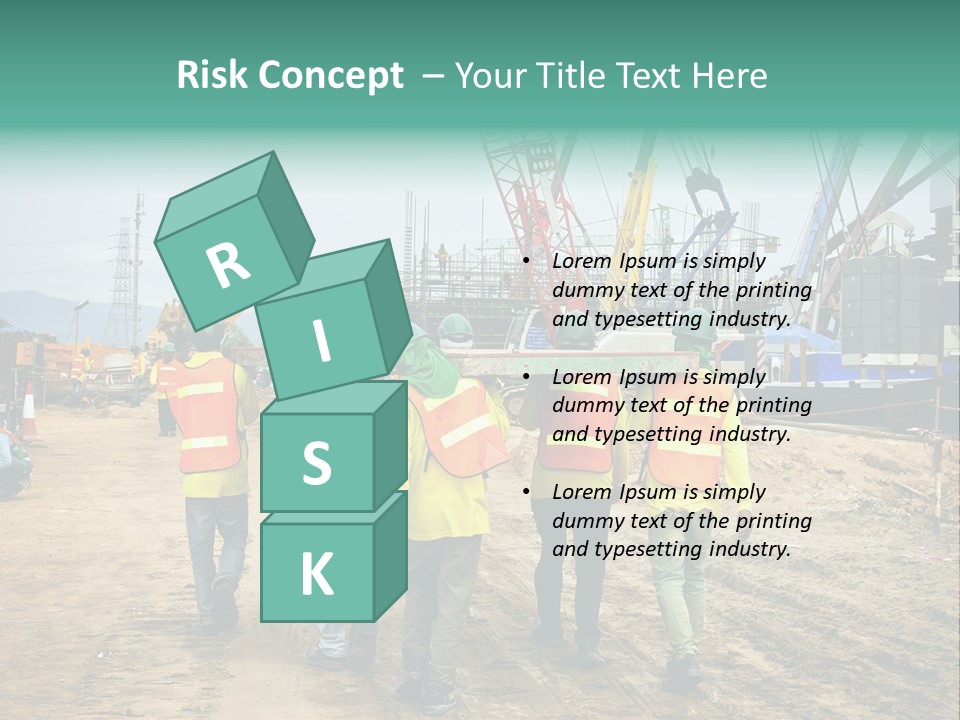 Site Unity Crane PowerPoint Template