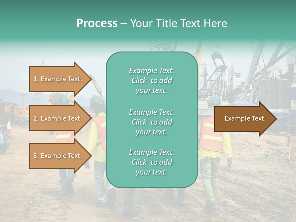 Site Unity Crane PowerPoint Template