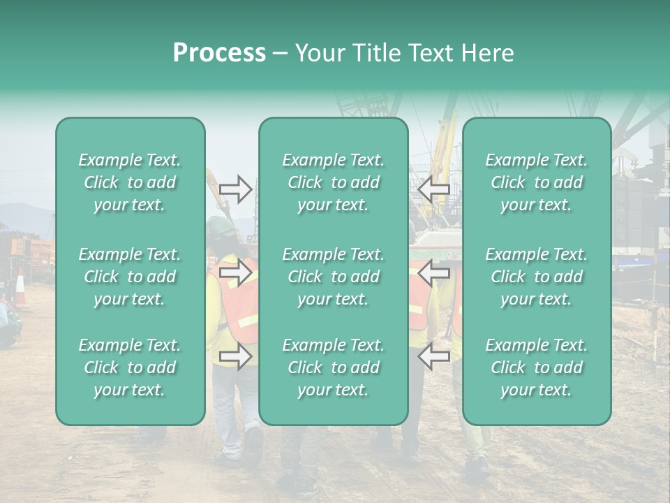 Site Unity Crane PowerPoint Template
