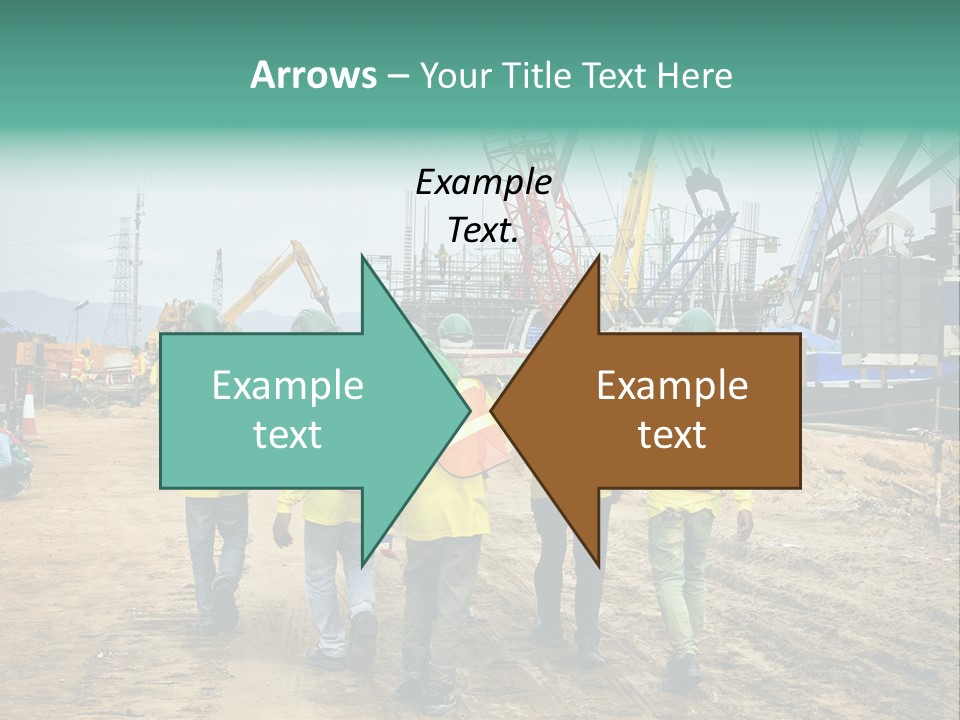 Site Unity Crane PowerPoint Template