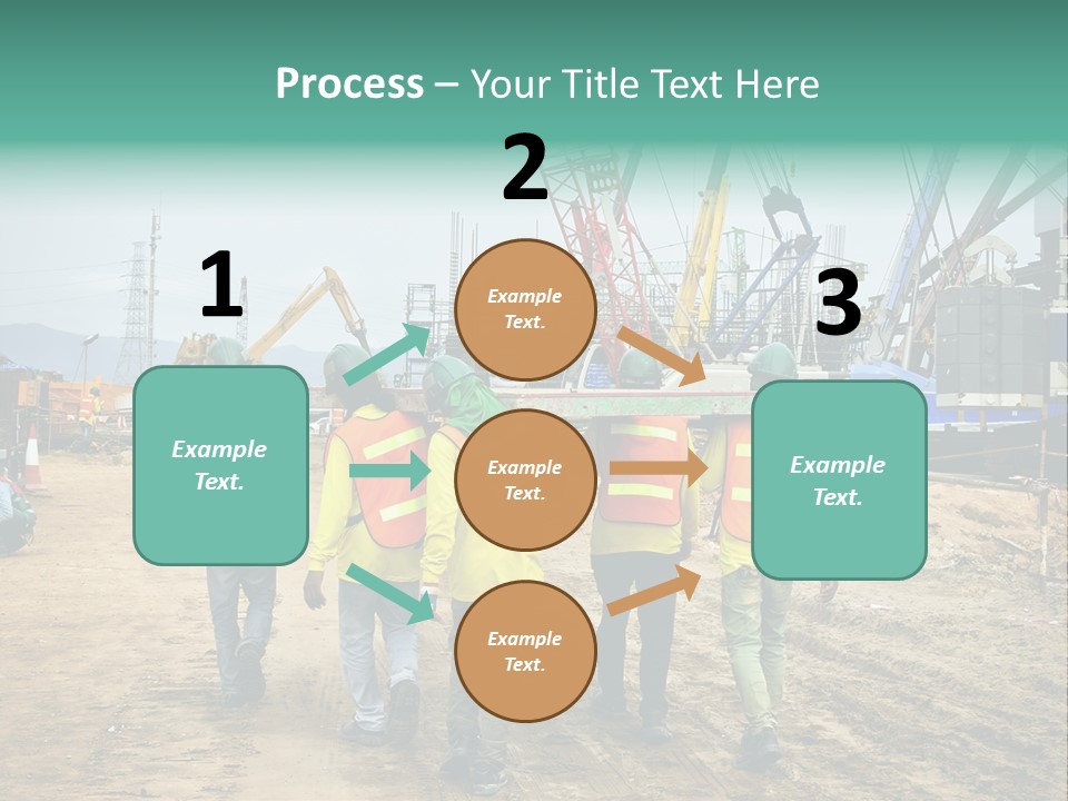 Site Unity Crane PowerPoint Template
