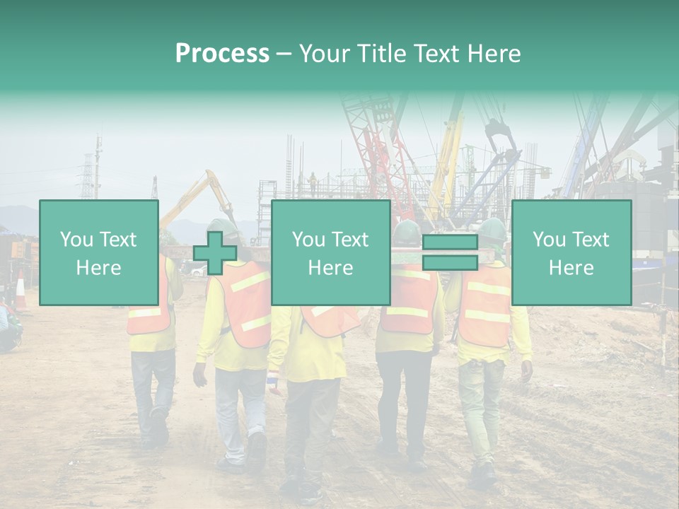 Site Unity Crane PowerPoint Template