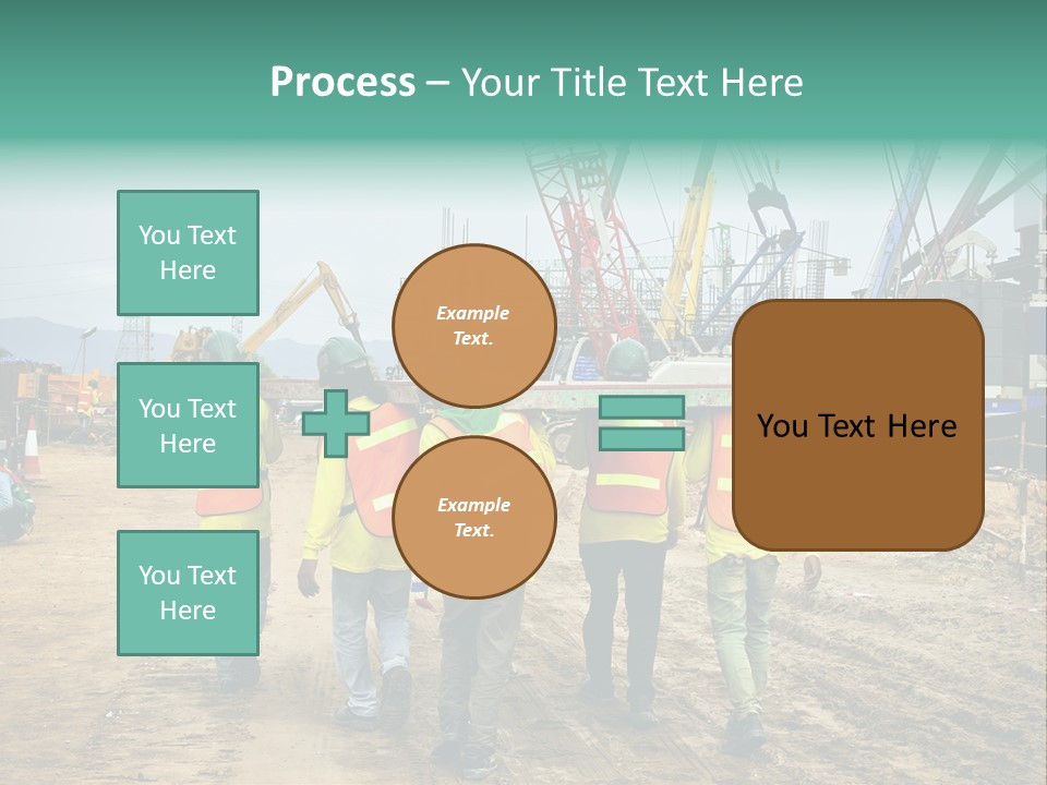 Site Unity Crane PowerPoint Template