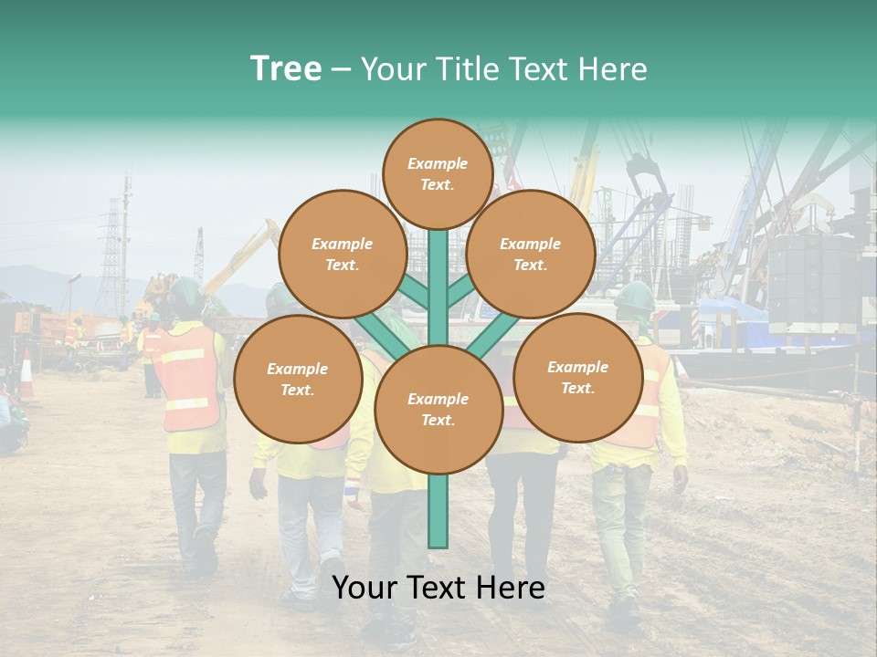 Site Unity Crane PowerPoint Template