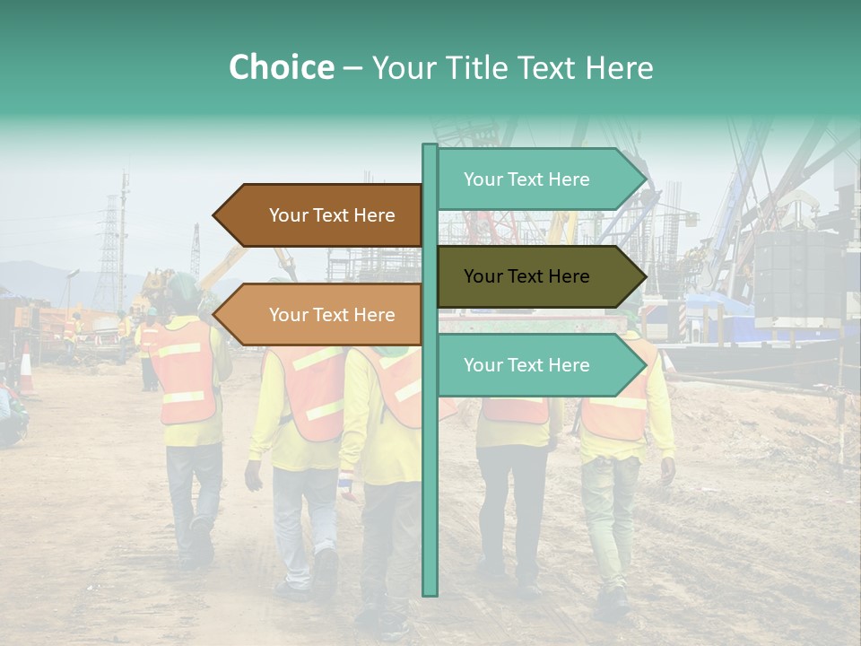 Site Unity Crane PowerPoint Template