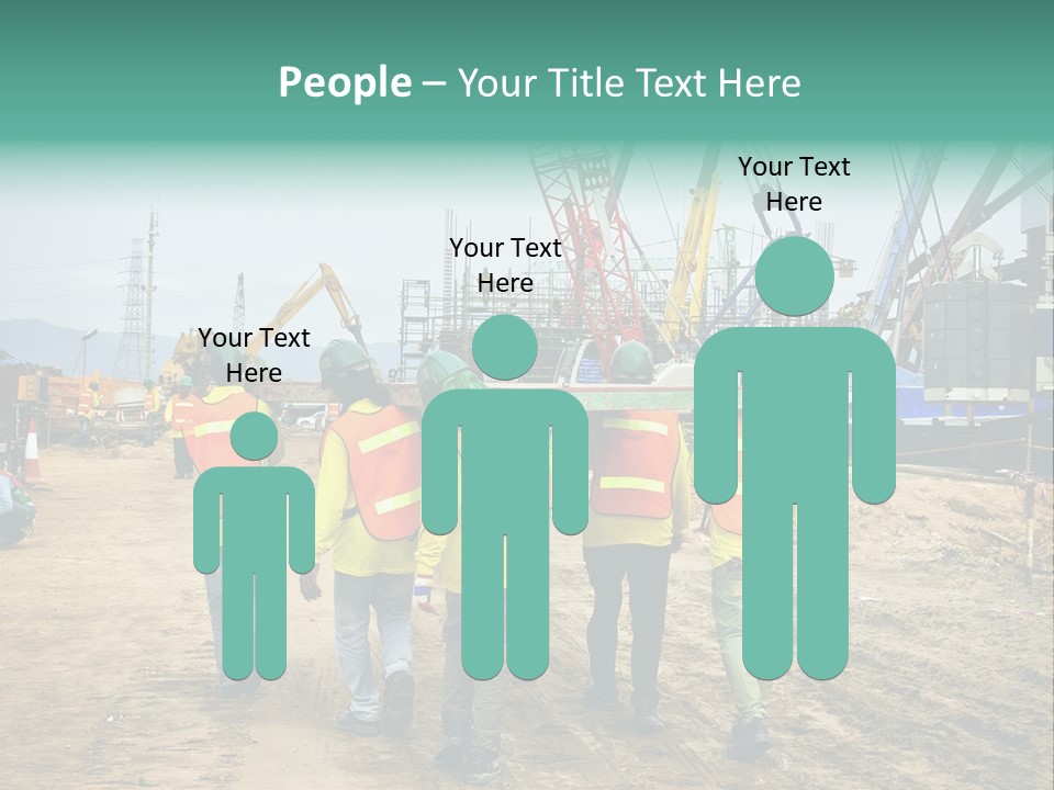 Site Unity Crane PowerPoint Template