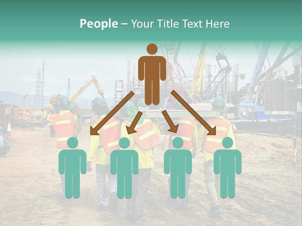 Site Unity Crane PowerPoint Template