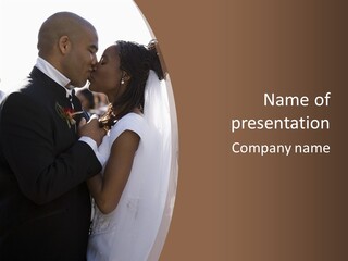 Ceremony Black Male PowerPoint Template