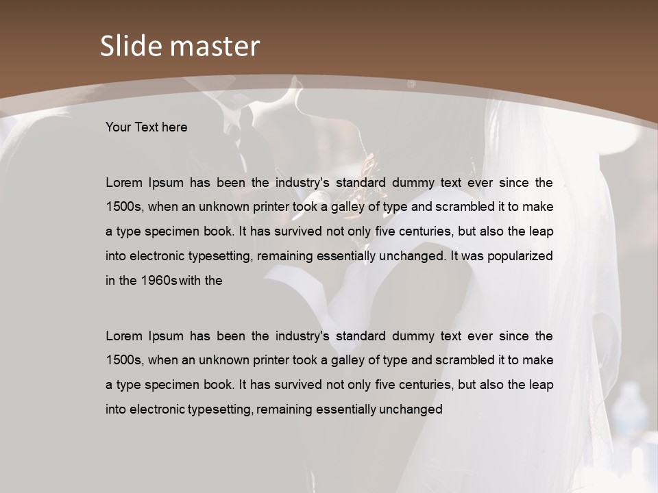 Ceremony Black Male PowerPoint Template