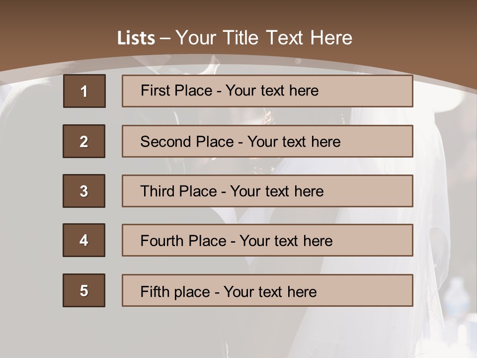 Ceremony Black Male PowerPoint Template