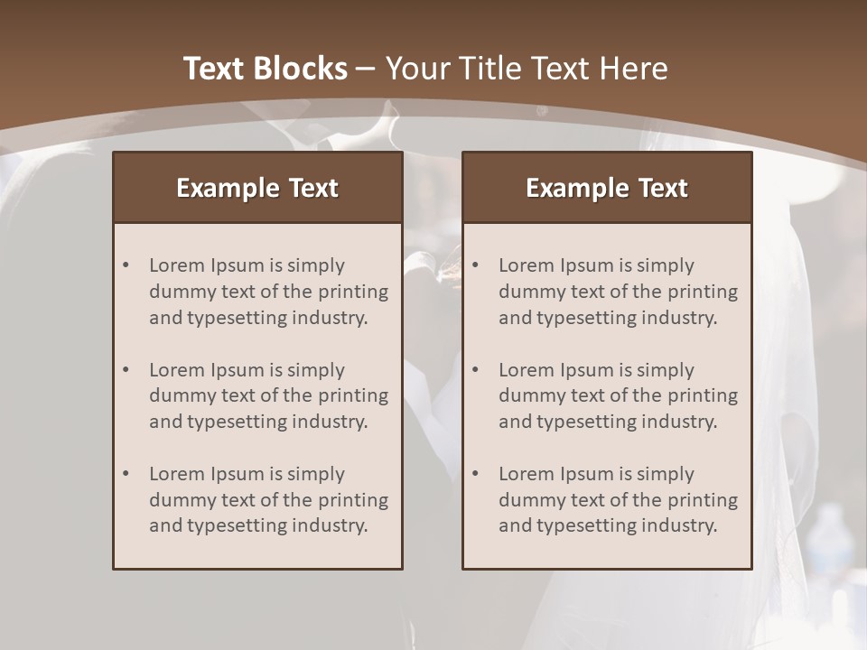 Ceremony Black Male PowerPoint Template