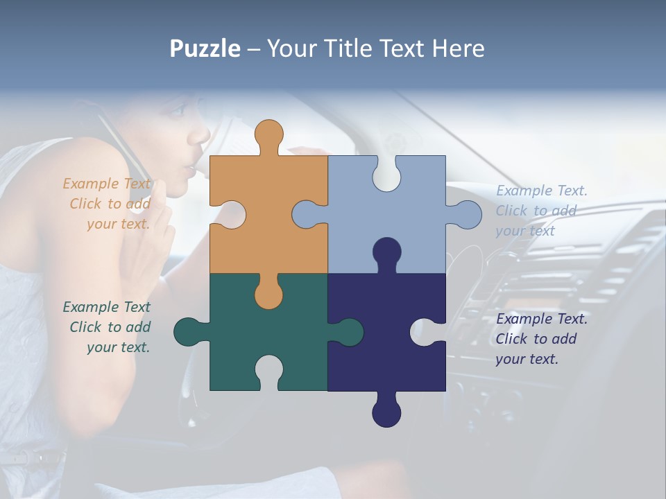 Beauty Person Transportation PowerPoint Template