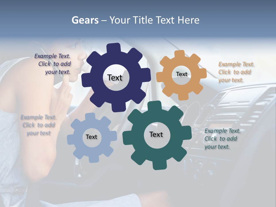 Beauty Person Transportation PowerPoint Template