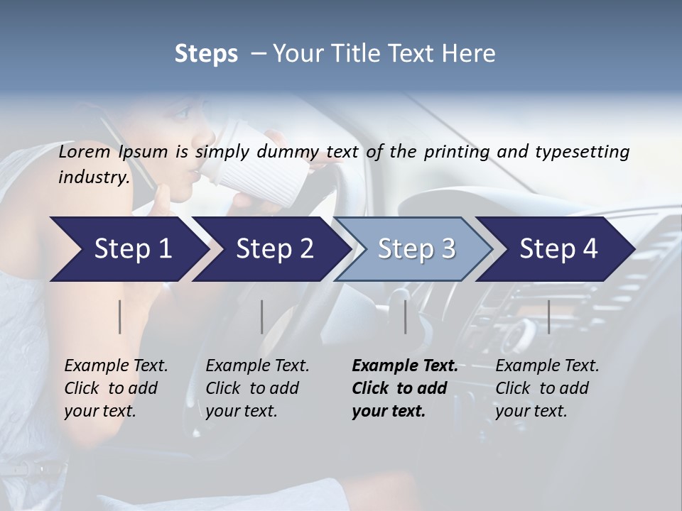 Beauty Person Transportation PowerPoint Template