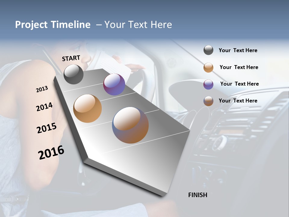 Beauty Person Transportation PowerPoint Template