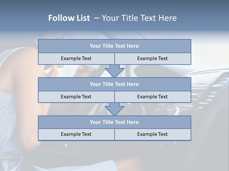 Beauty Person Transportation PowerPoint Template