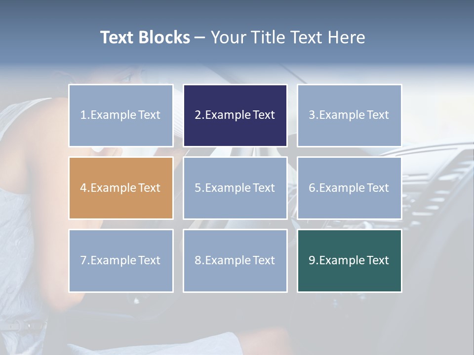 Beauty Person Transportation PowerPoint Template