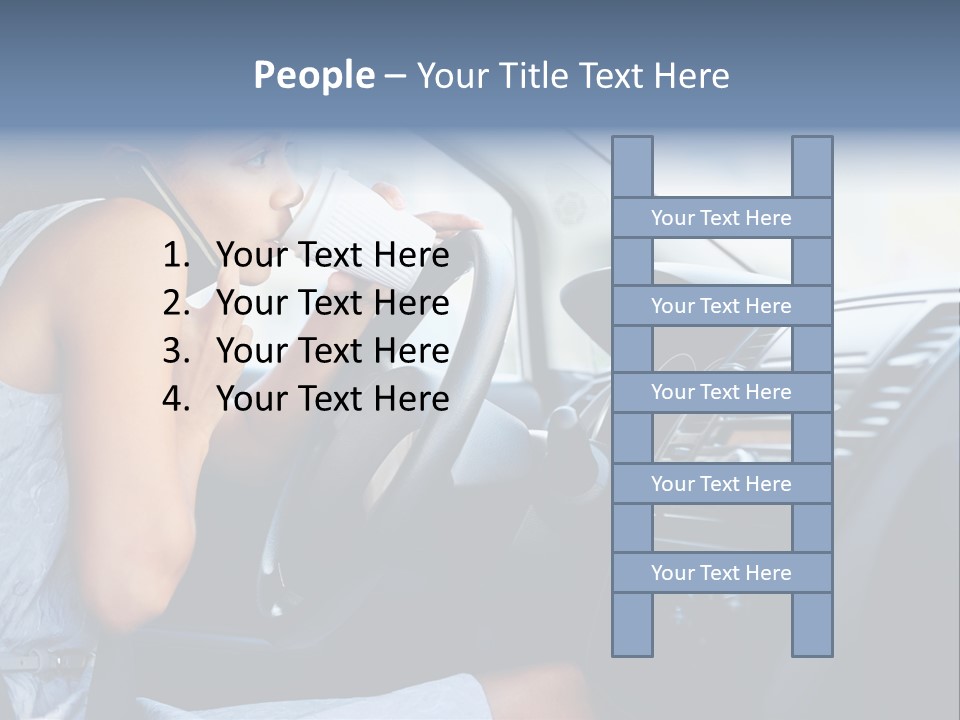 Beauty Person Transportation PowerPoint Template
