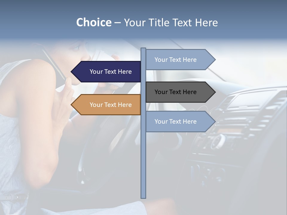 Beauty Person Transportation PowerPoint Template