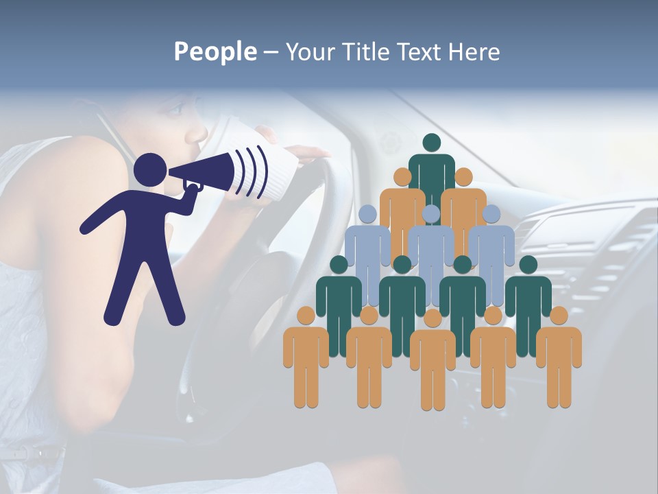 Beauty Person Transportation PowerPoint Template