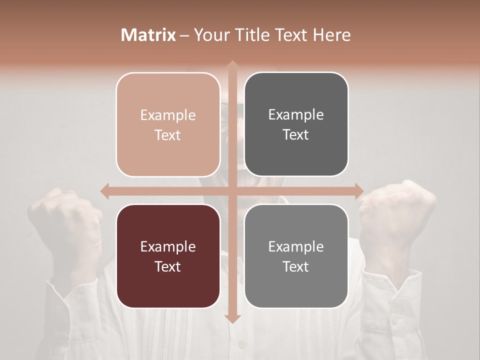 Gesture Man Business PowerPoint Template