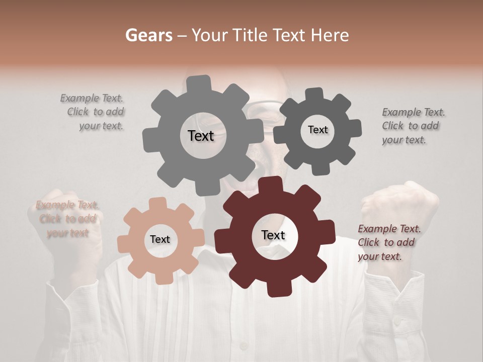 Gesture Man Business PowerPoint Template