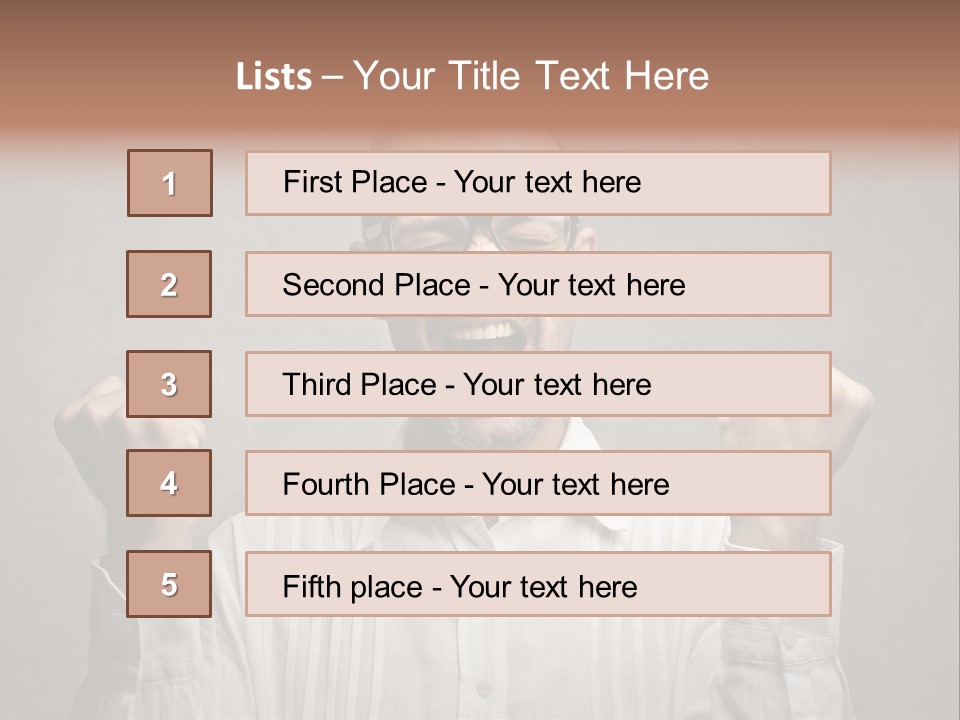 Gesture Man Business PowerPoint Template