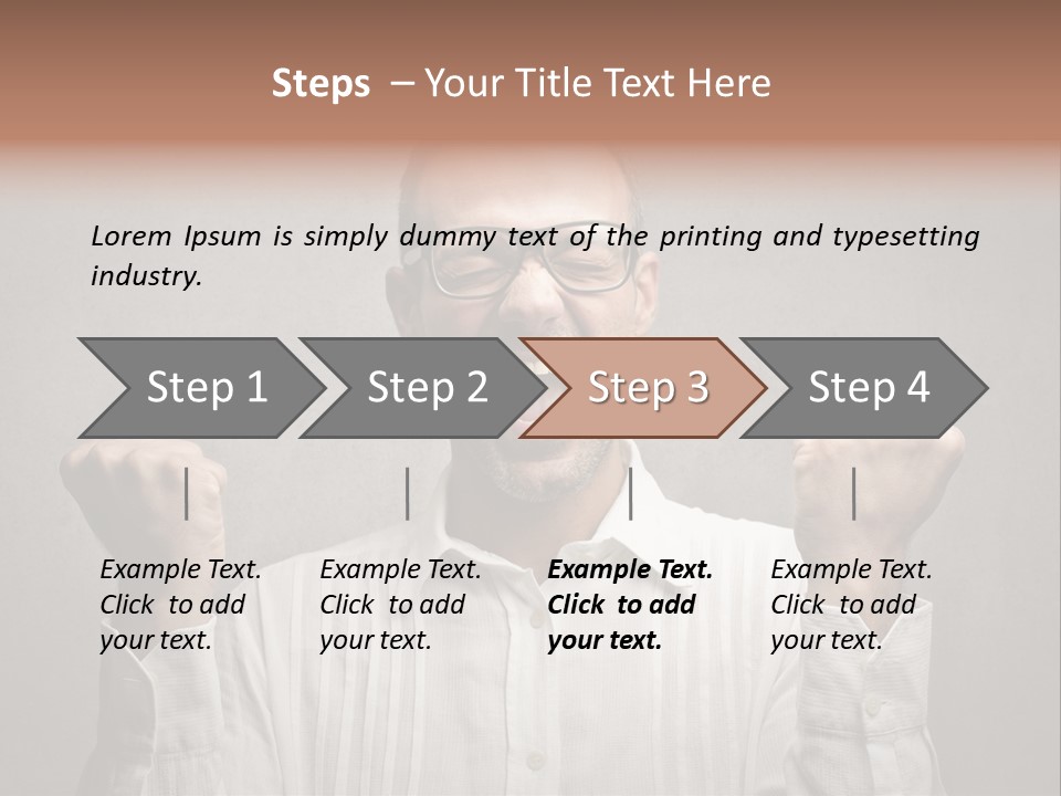 Gesture Man Business PowerPoint Template