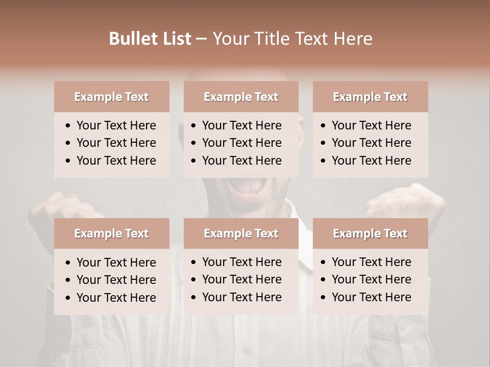 Gesture Man Business PowerPoint Template