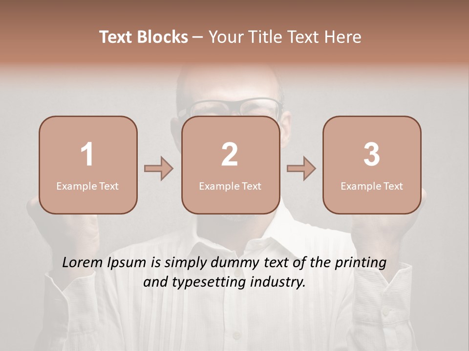 Gesture Man Business PowerPoint Template
