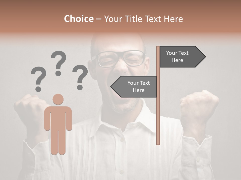 Gesture Man Business PowerPoint Template