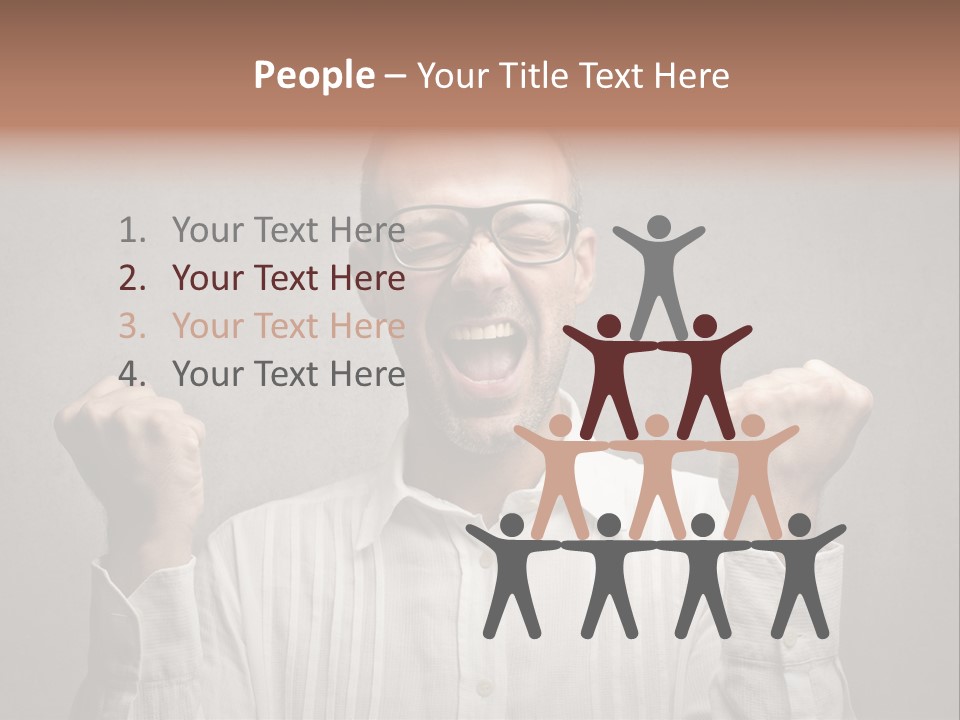 Gesture Man Business PowerPoint Template