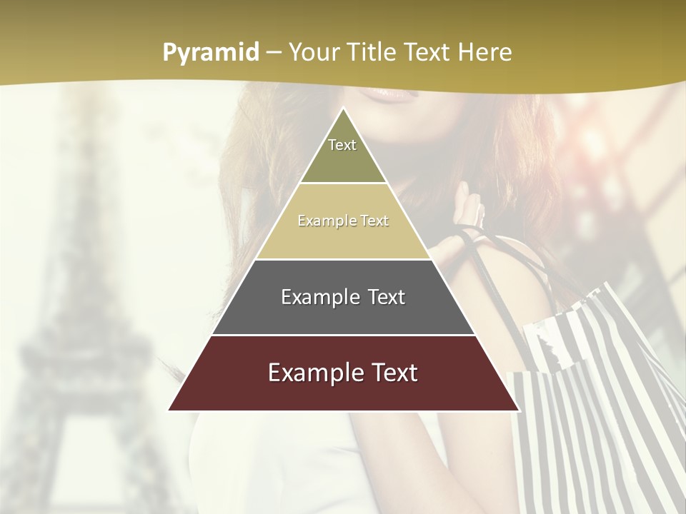 Dress Draw Tour Eiffel PowerPoint Template