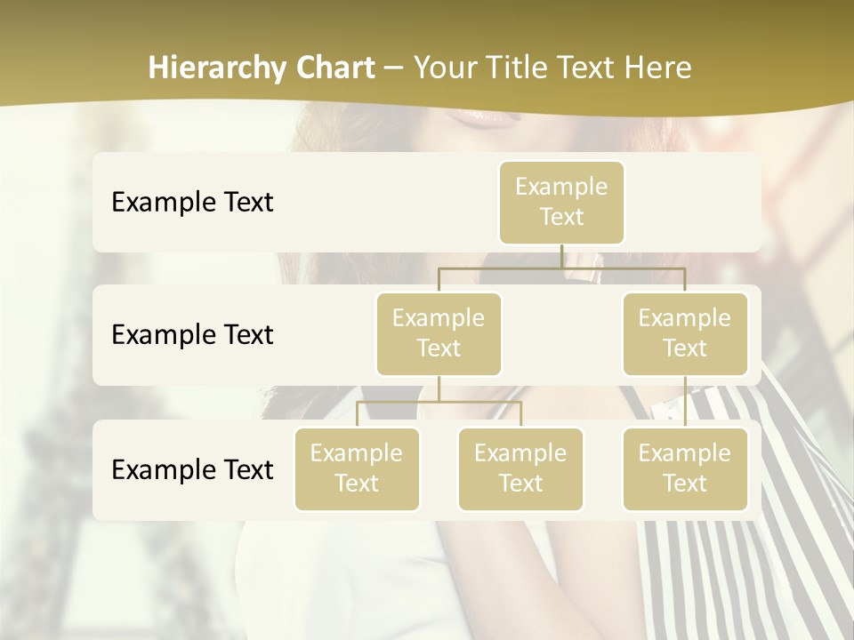 Dress Draw Tour Eiffel PowerPoint Template