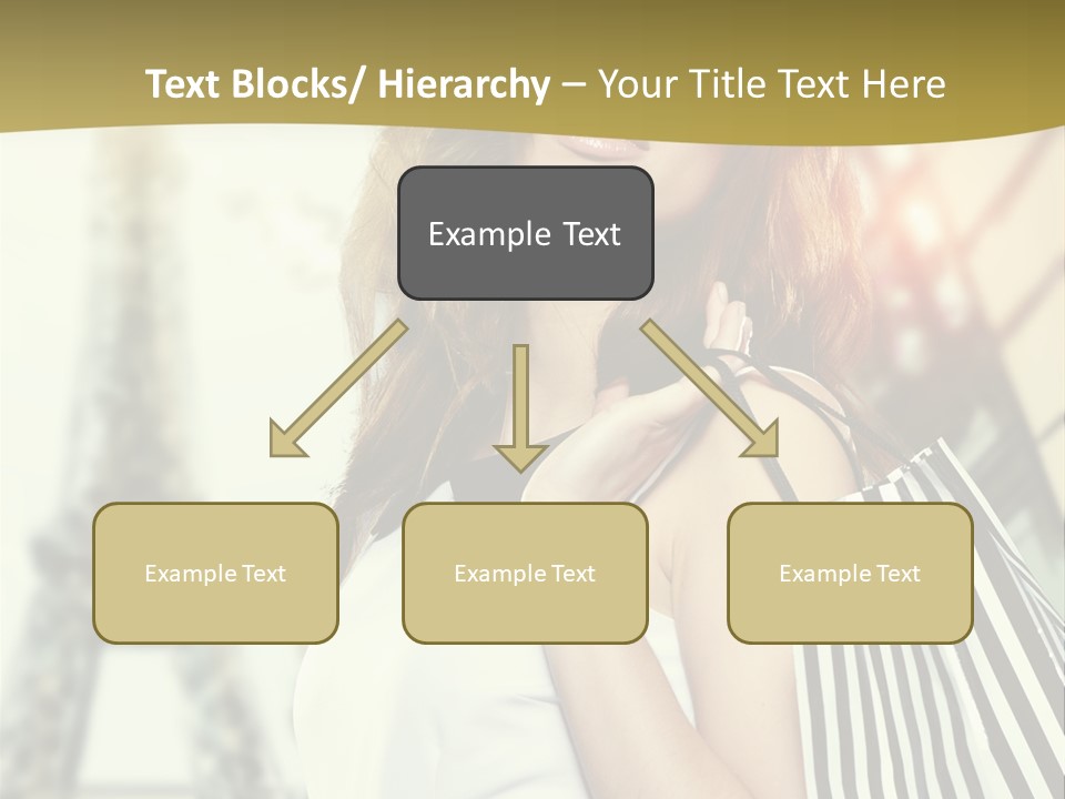 Dress Draw Tour Eiffel PowerPoint Template