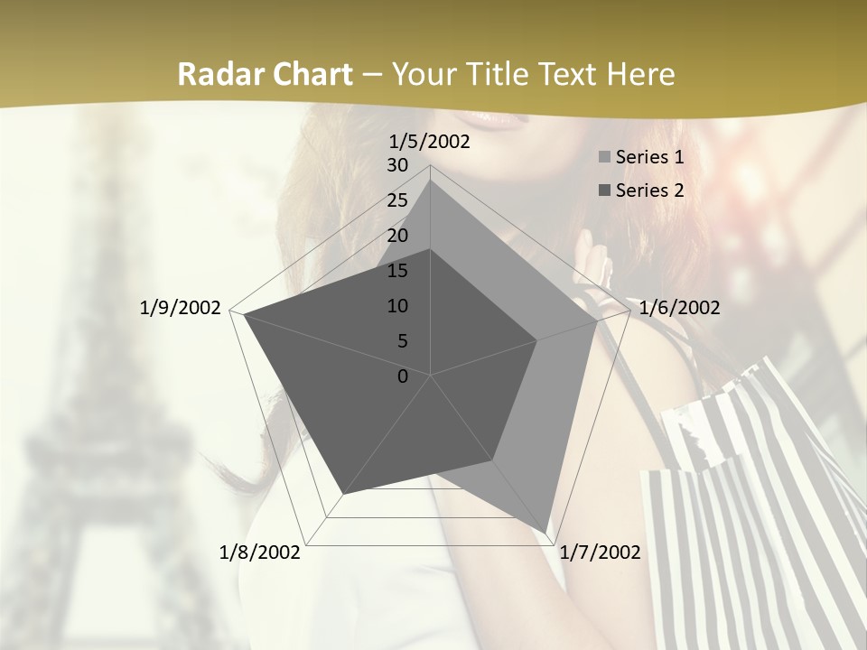 Dress Draw Tour Eiffel PowerPoint Template