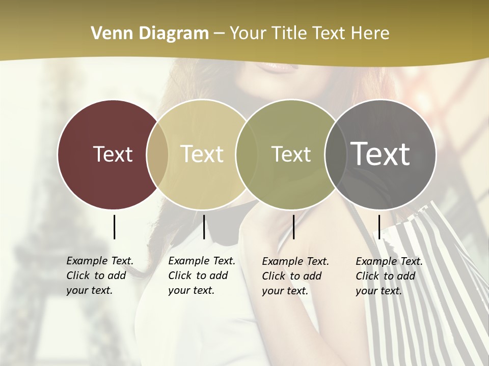 Dress Draw Tour Eiffel PowerPoint Template