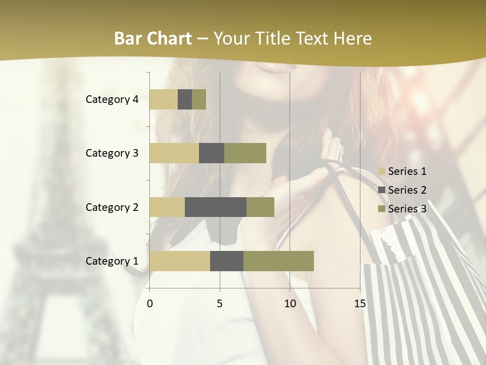 Dress Draw Tour Eiffel PowerPoint Template