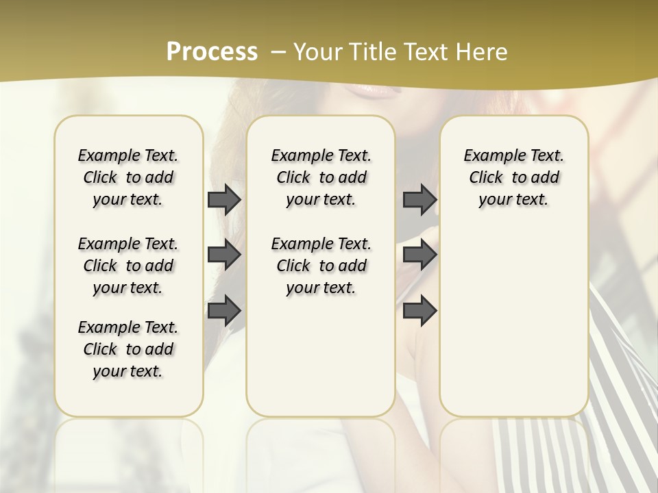 Dress Draw Tour Eiffel PowerPoint Template