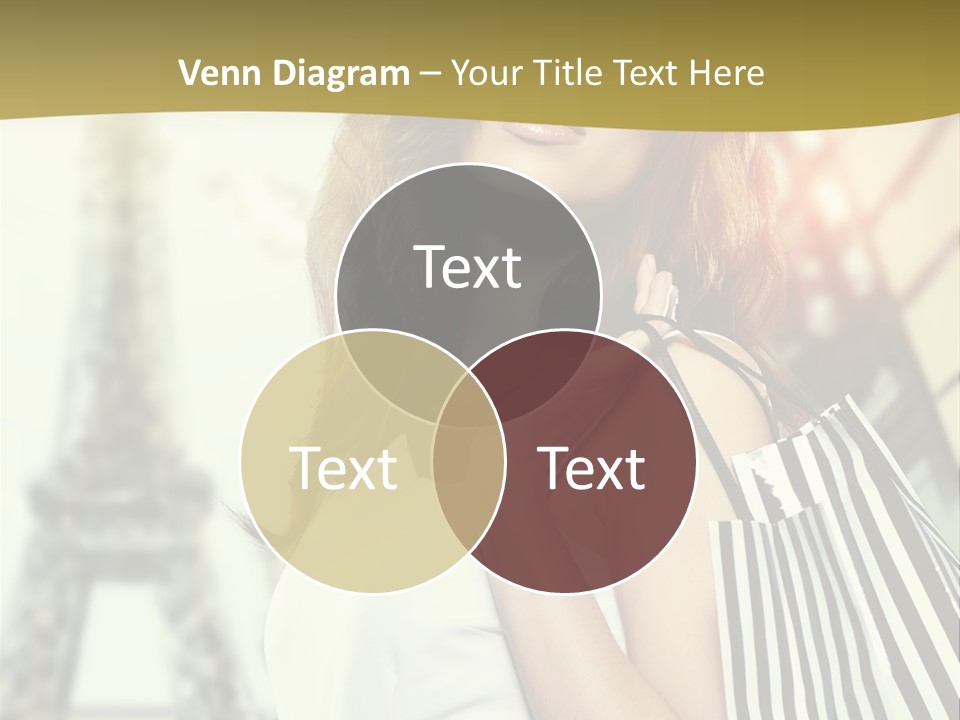 Dress Draw Tour Eiffel PowerPoint Template