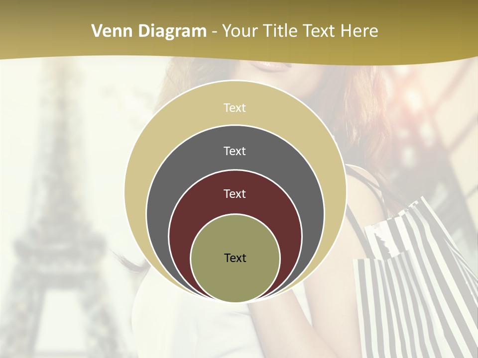 Dress Draw Tour Eiffel PowerPoint Template