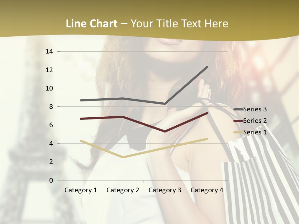Dress Draw Tour Eiffel PowerPoint Template