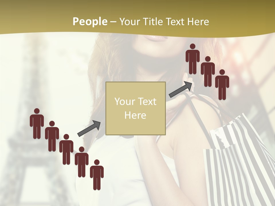 Dress Draw Tour Eiffel PowerPoint Template