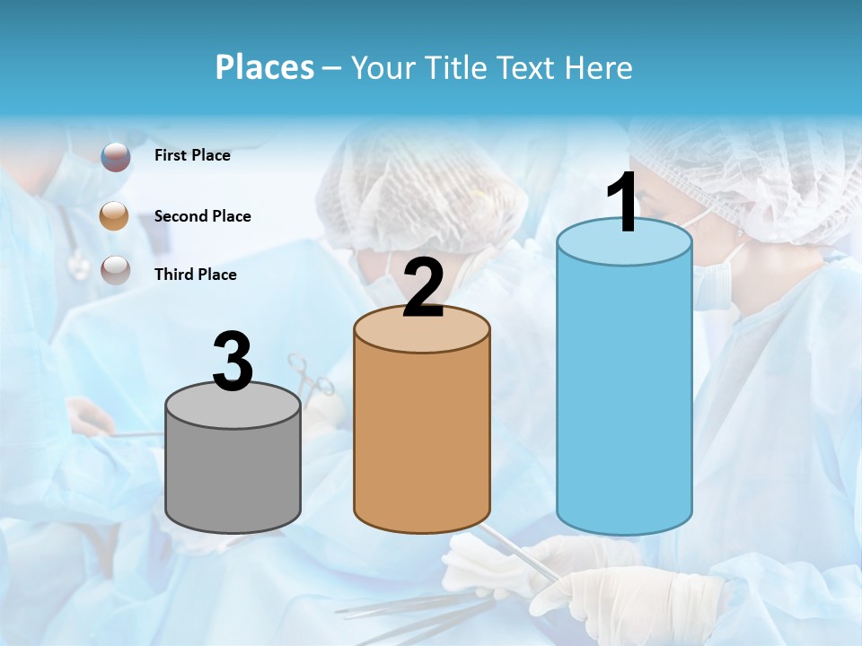 Girl Operating Healthcare PowerPoint Template