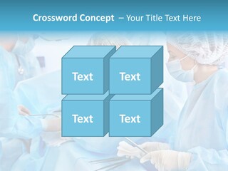 Girl Operating Healthcare PowerPoint Template