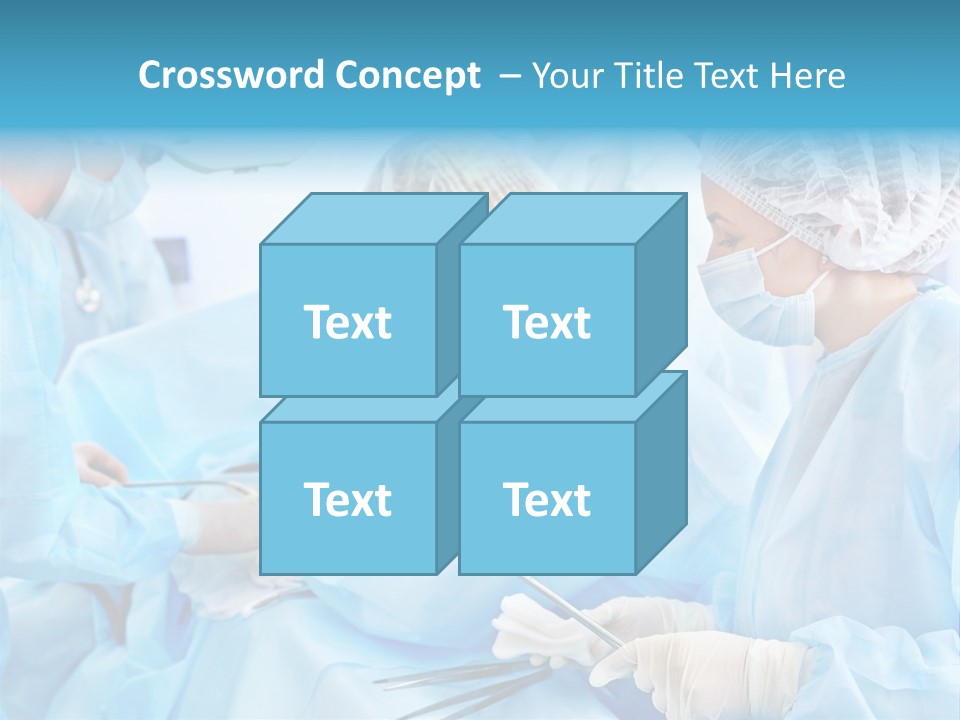 Girl Operating Healthcare PowerPoint Template