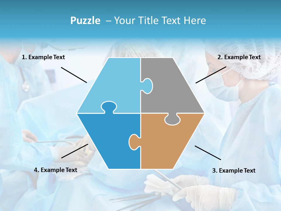 Girl Operating Healthcare PowerPoint Template